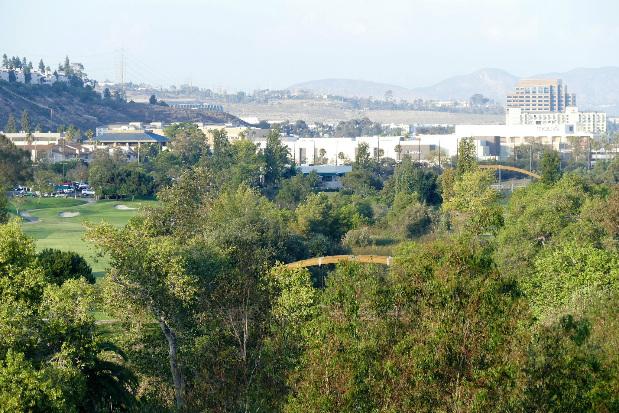 View from our front door. This is the course we played on Monday.