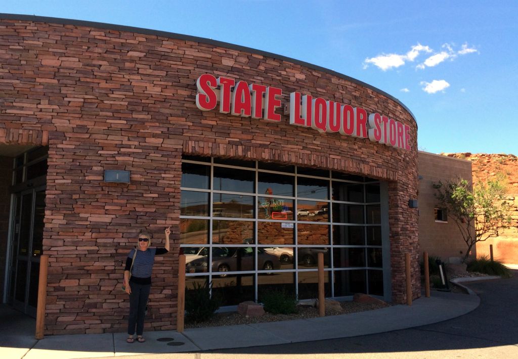 Then the state liquor store.