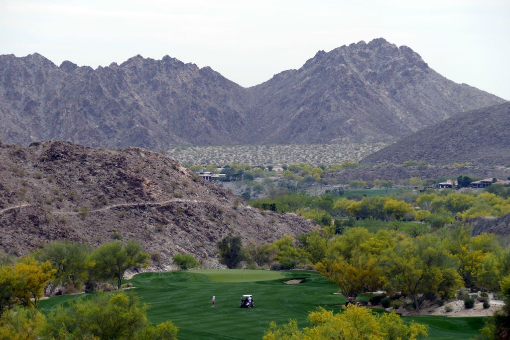 We walked passed the Quarry Golf course. Very exclusive!