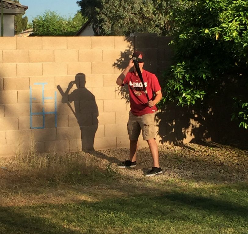 Strikeout at Dennis's house, the age-old Farrell tradition.