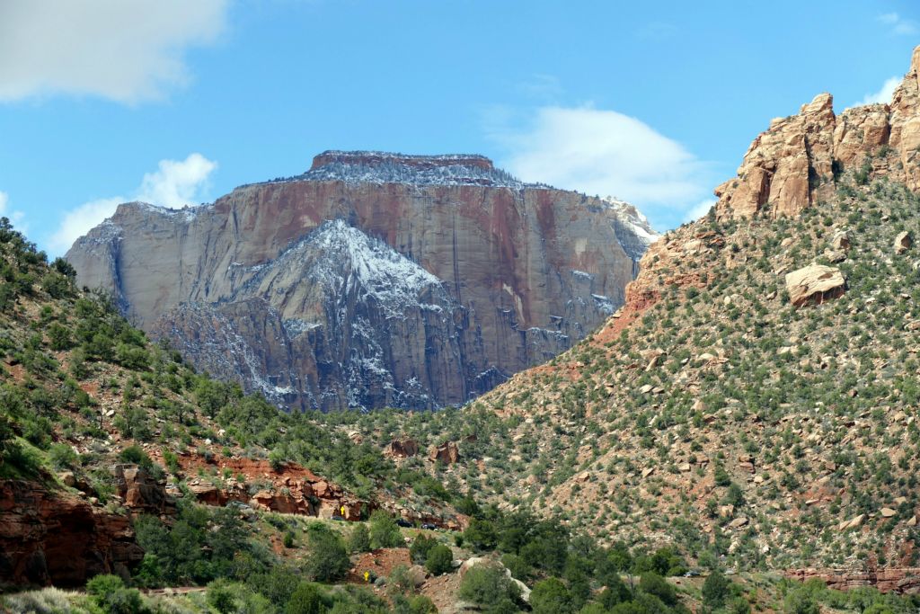 This magnificient edifice, The "West Temple' is visible from all over the park.