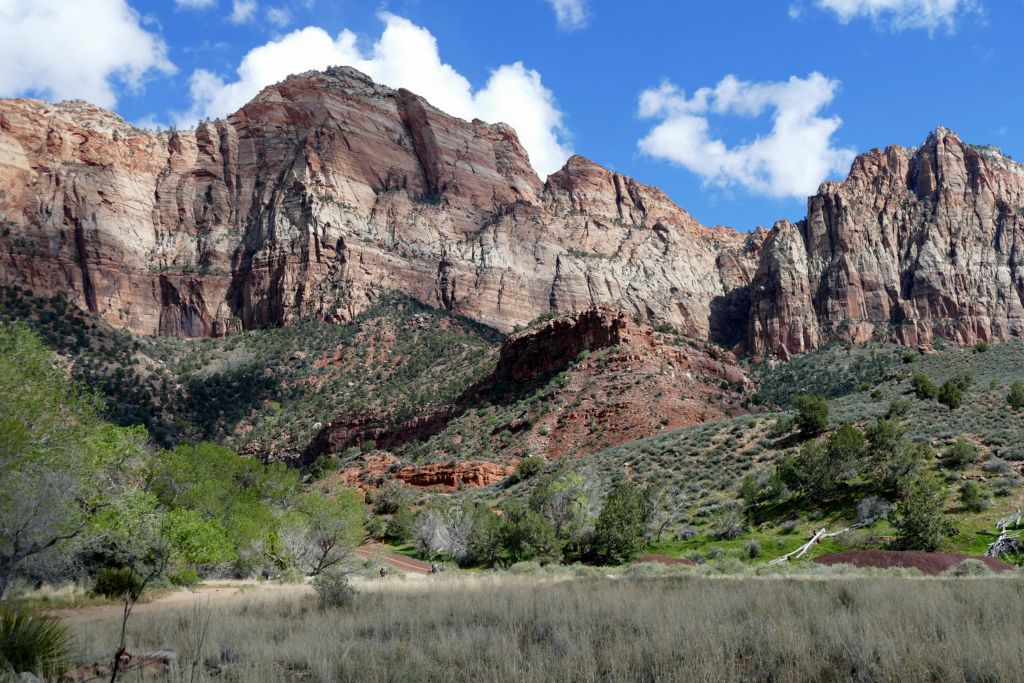 The bluff that we hiked to.