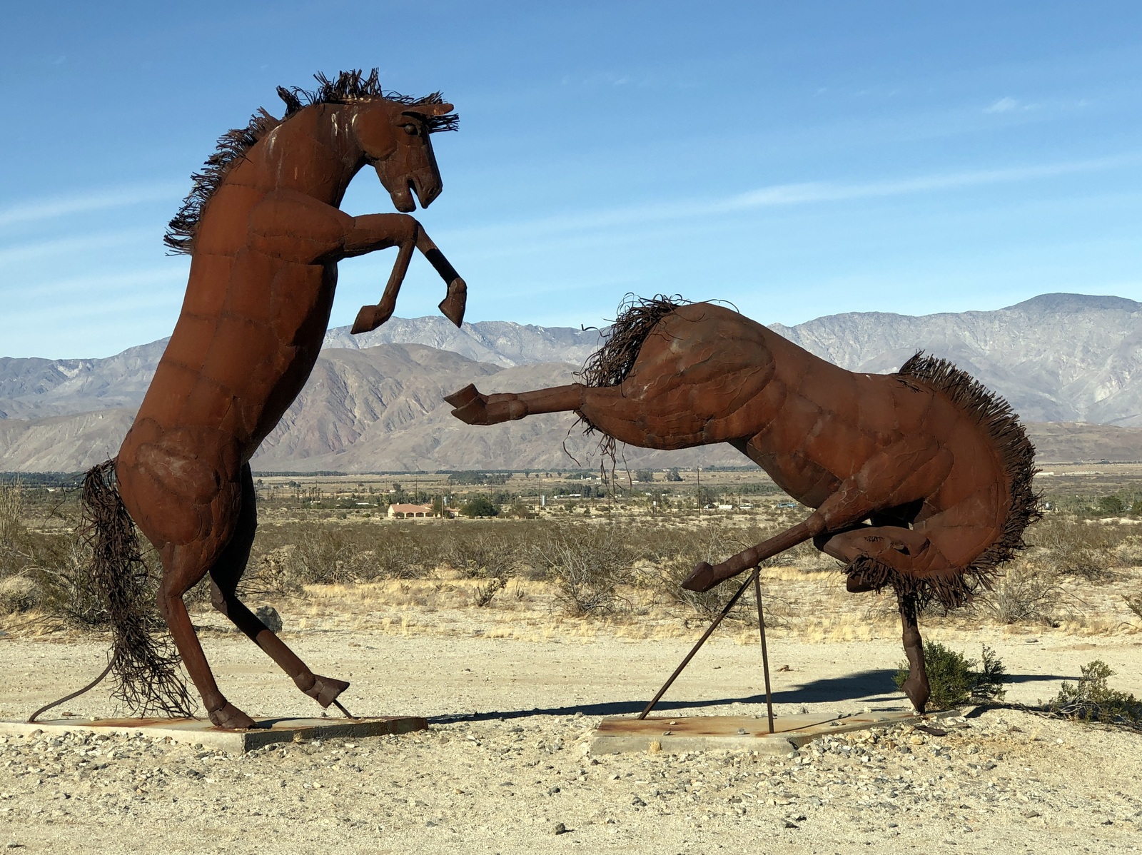 Sculptures in the desert