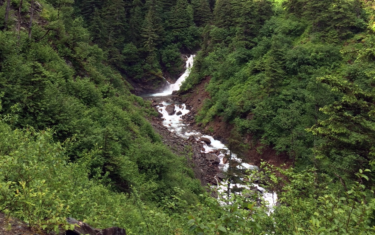 Ebner Falls where we turned around