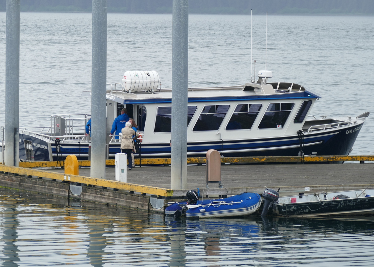 Start of our whale watching excursion