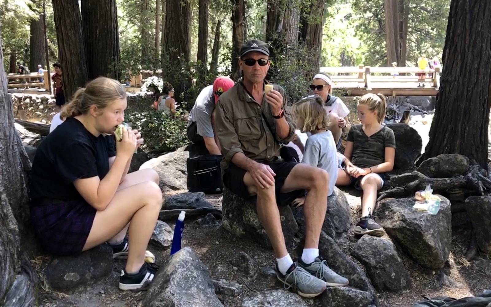 Lunch at Yosemite Falls