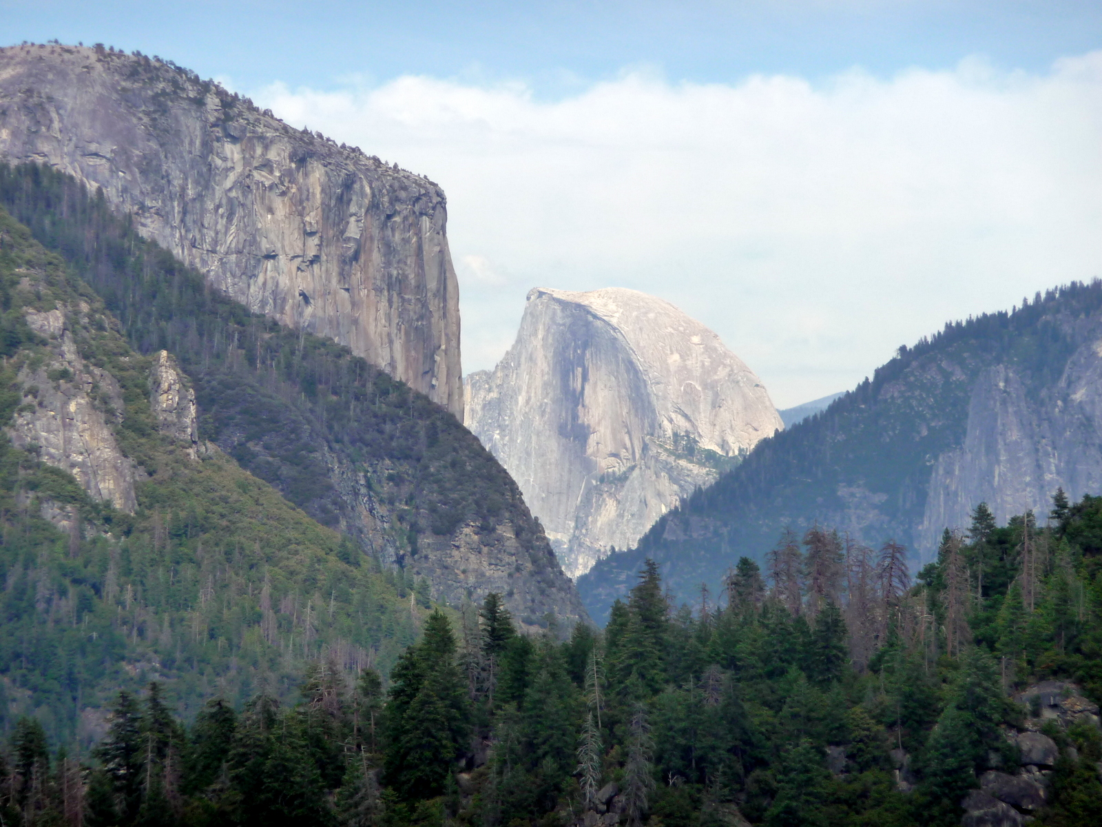 Entering the park on Highway 120