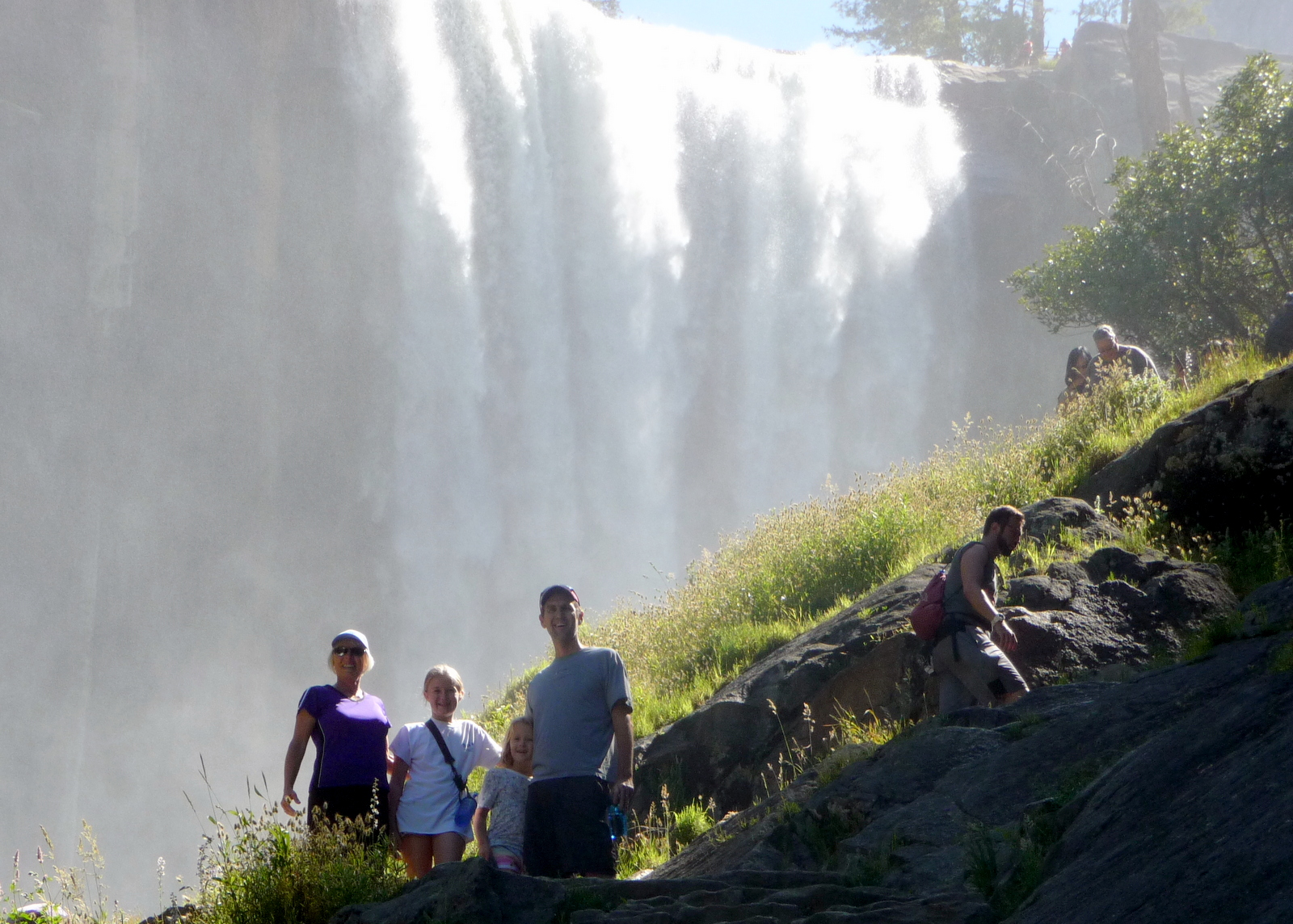 Heading up the Mist trail