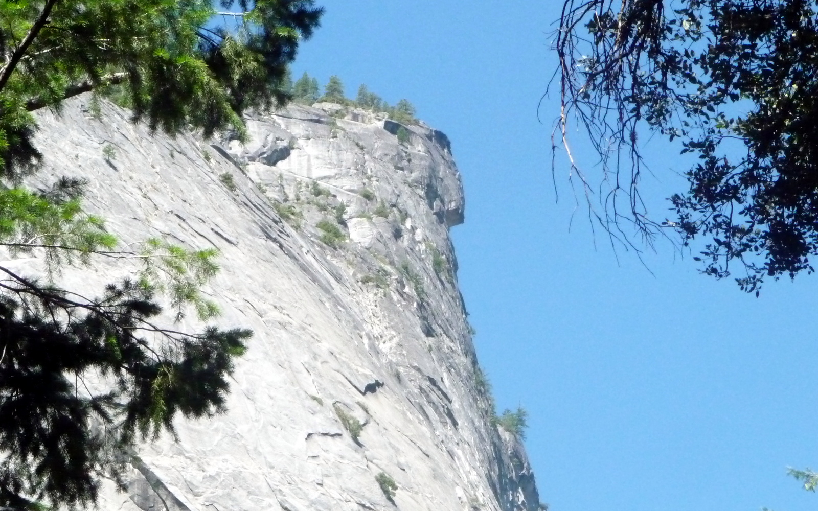 Glacier Point from Vernal Falls