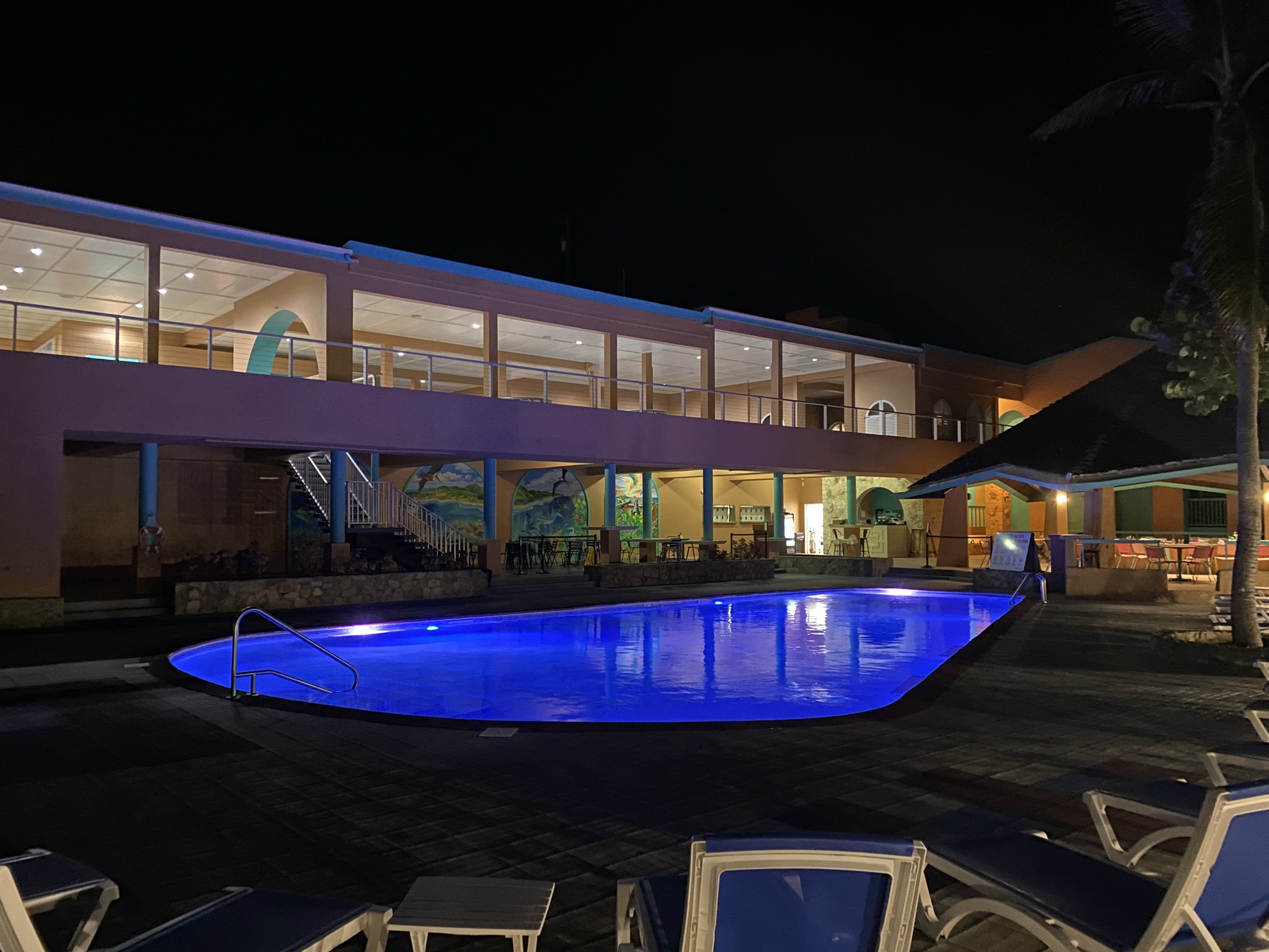 The Pool at night