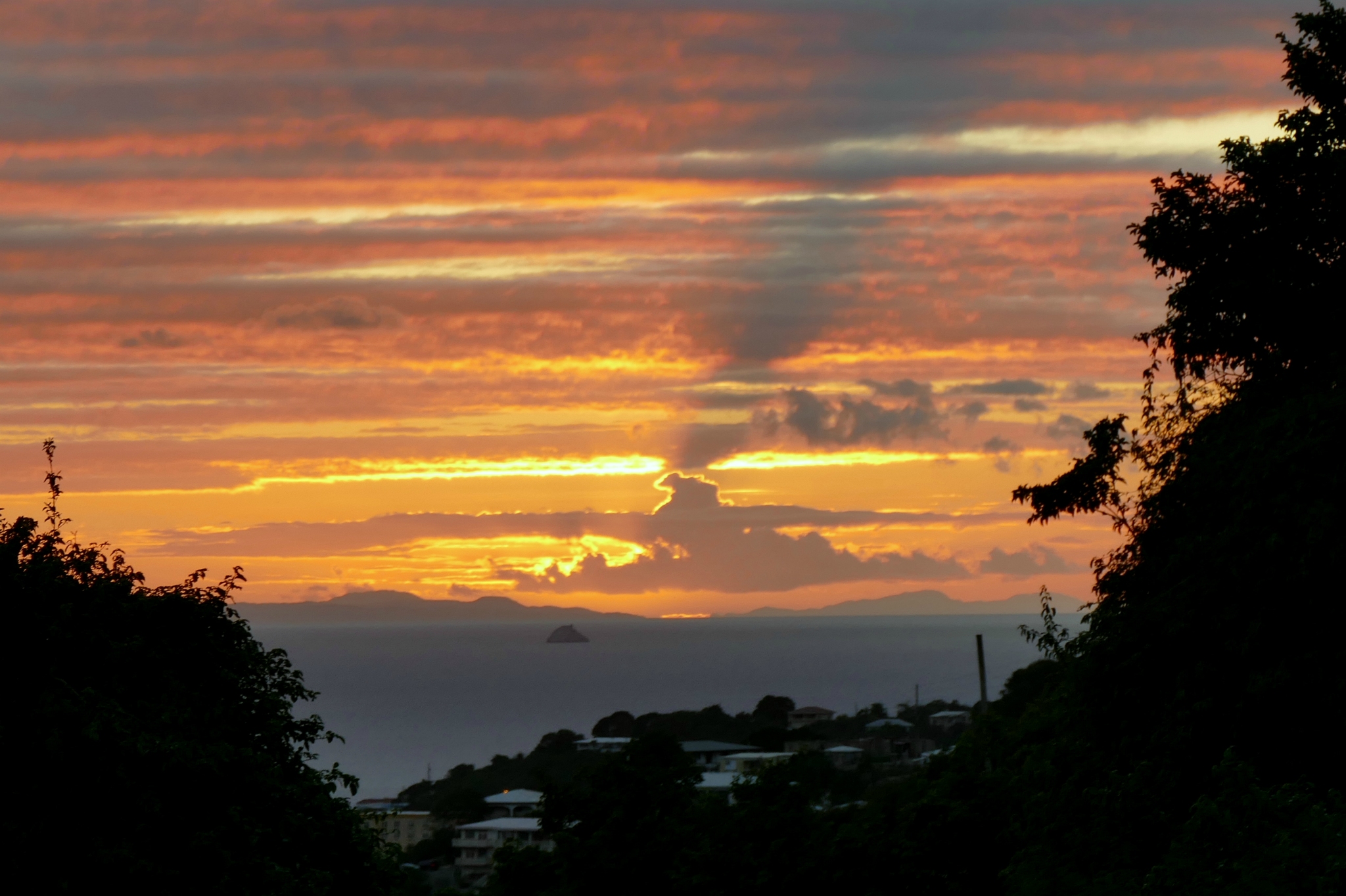 Sunset from the Mafolie