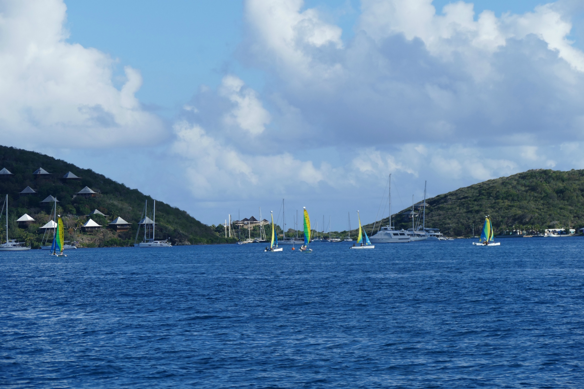 Approaching Saba Rock