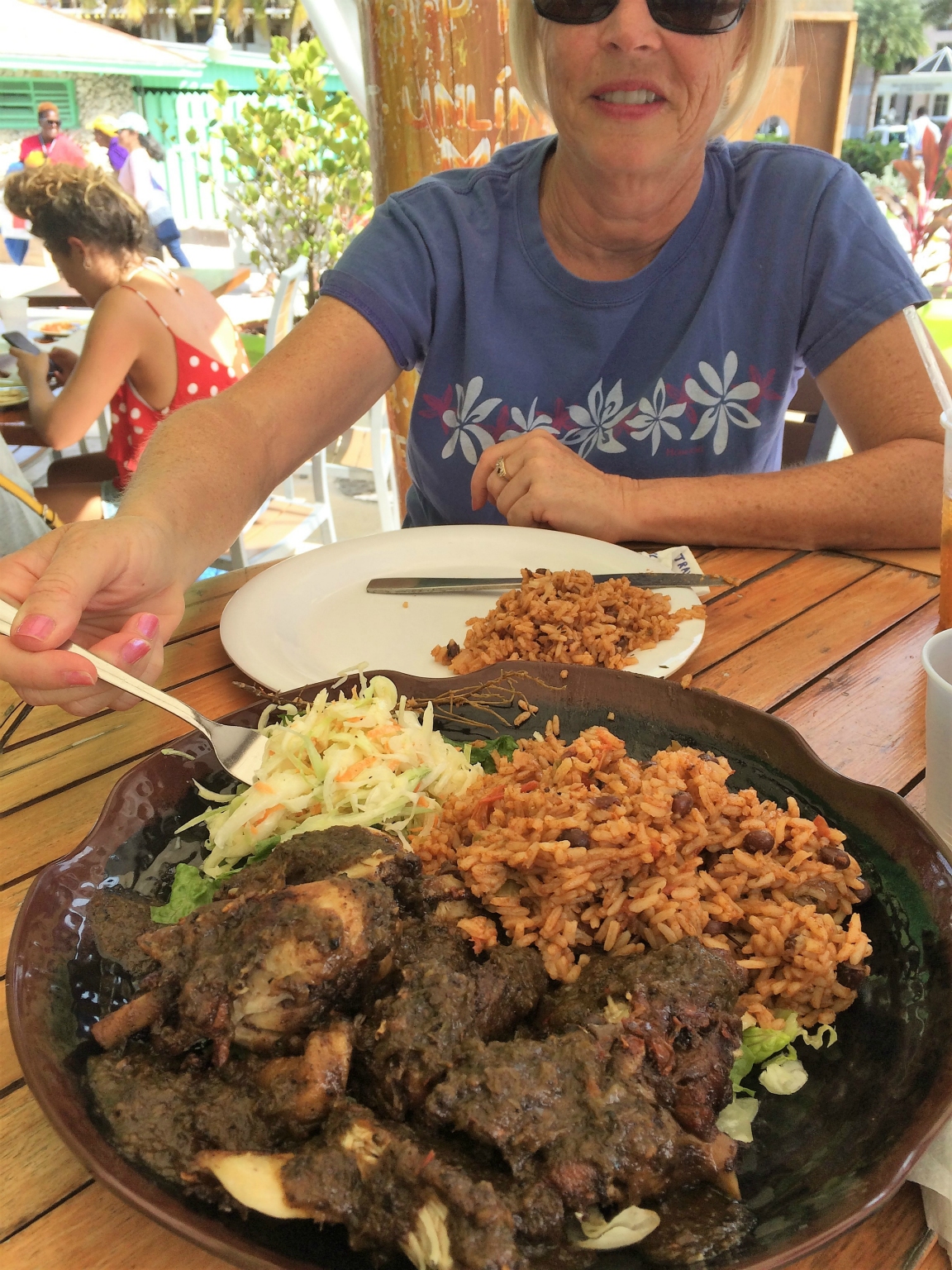 Great Jerk Chicken and Beans/Rice