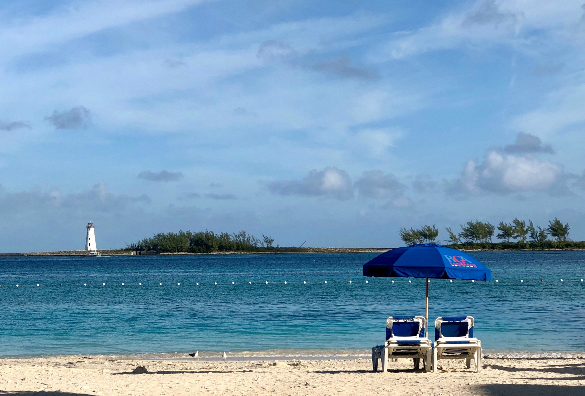 The beach close to the hotel