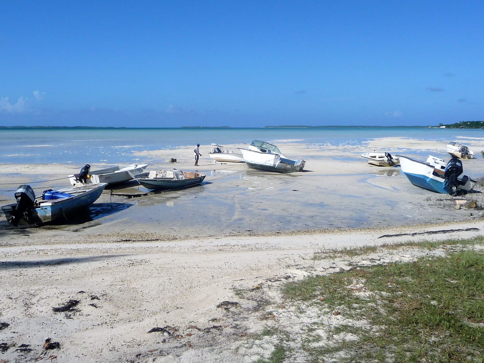 ..boats at low tide...