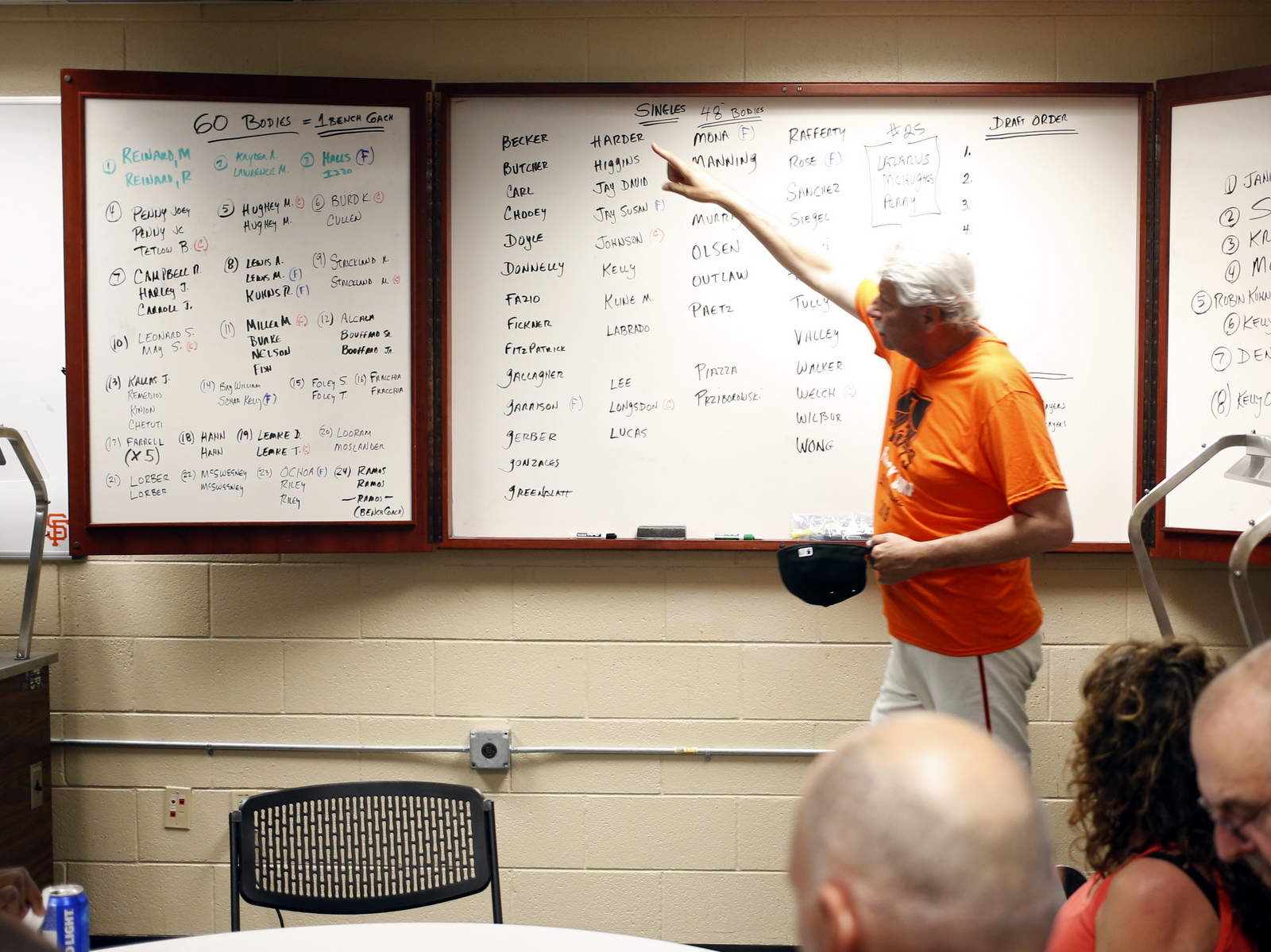 Laskey leading the draft