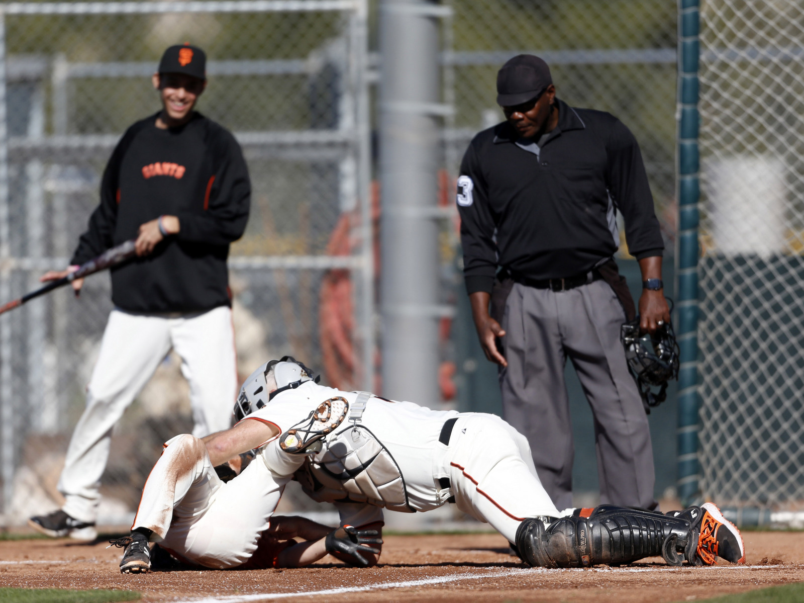 The incident at the plate