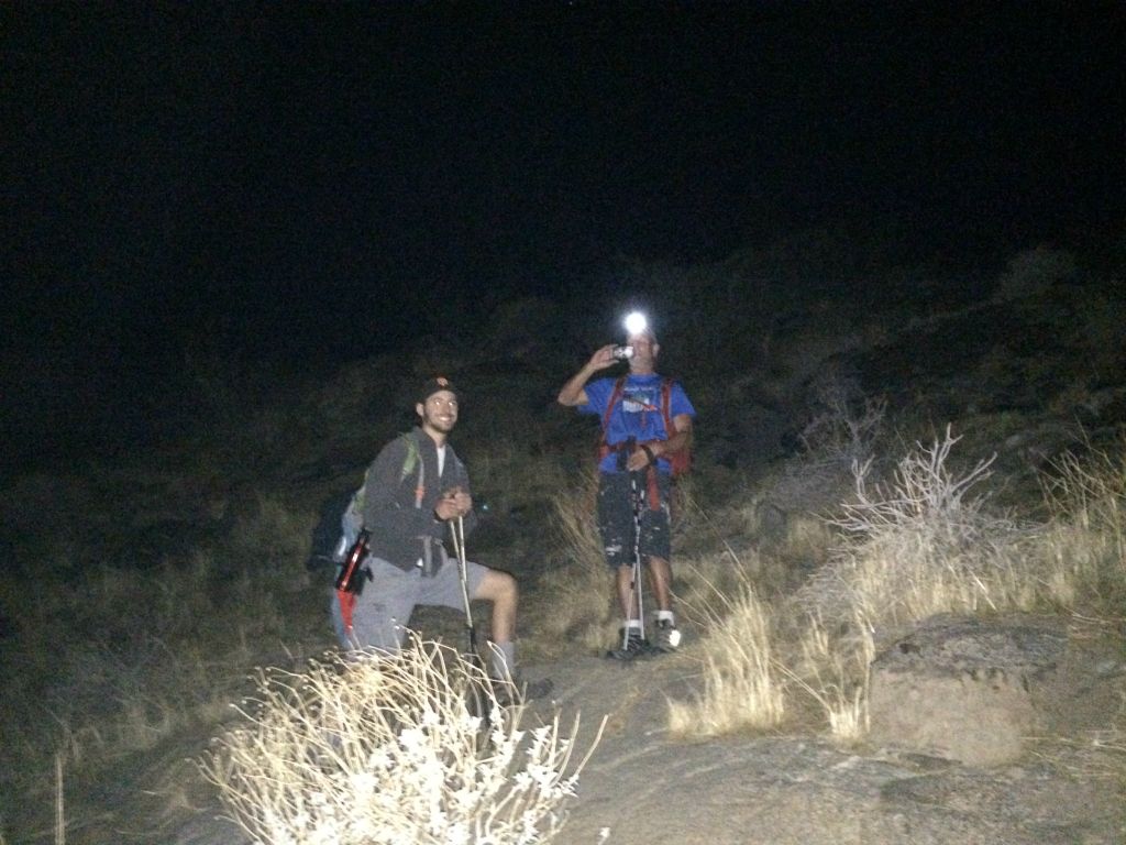 30 minutes in (we started at 5:30 am) we lost the trail. 