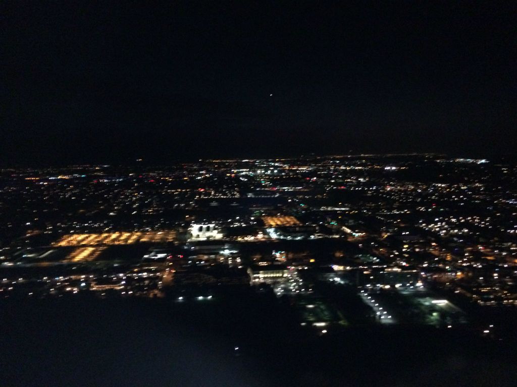 A large group passed below us on the correct trail. But a nice view of Palm Springs.