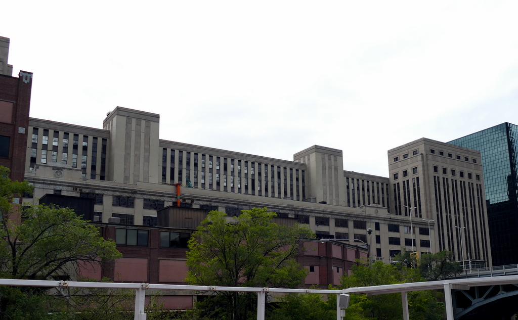 Old post office. Batman (with Joker) was filmed here.