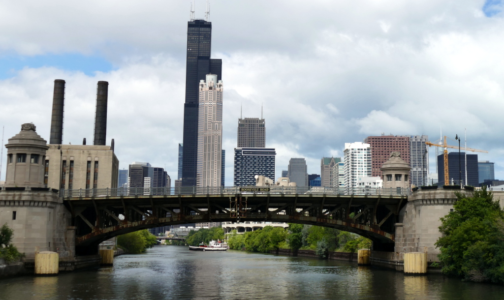 Turn-around. Sears Tower