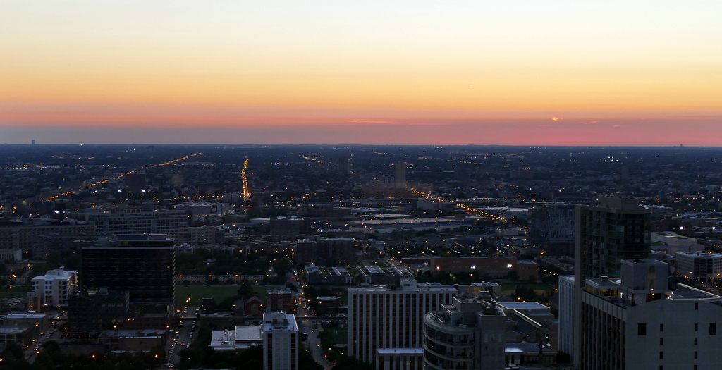 Sunset at the apt.