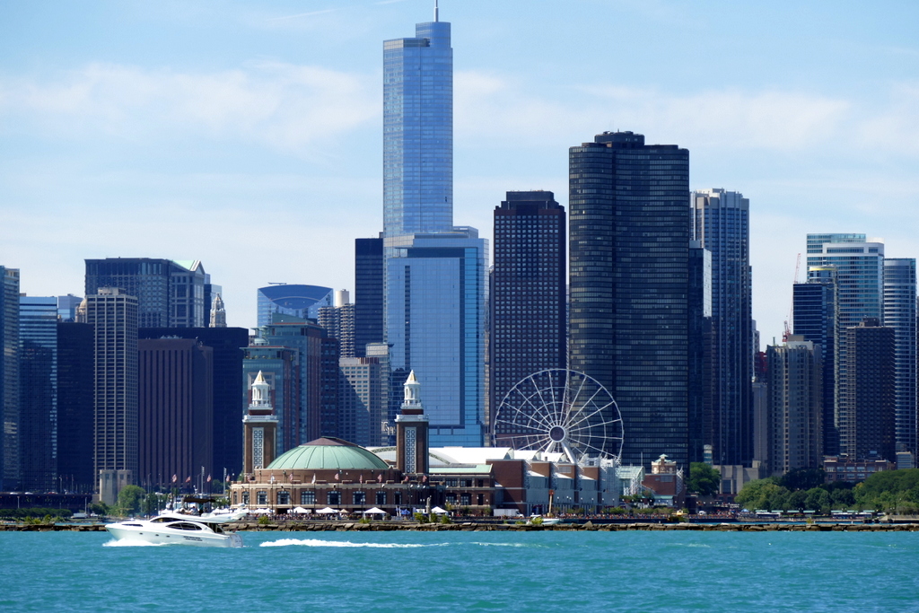 Navy Pier from the water