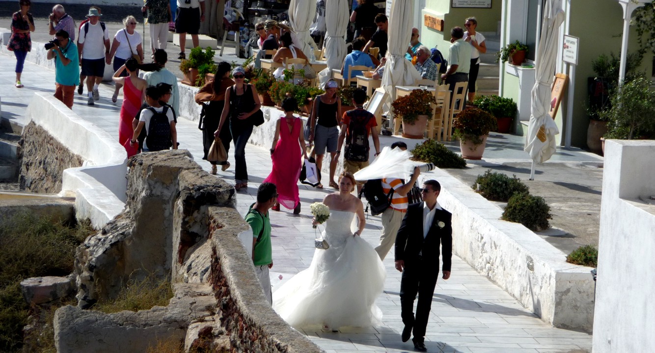 We witnessed several weddings in Europe