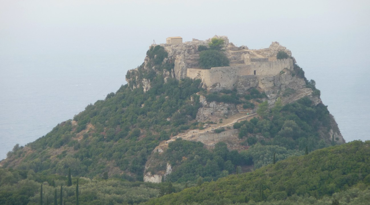 Angelokastro, or Castle of the Angel, a Byzantine castle