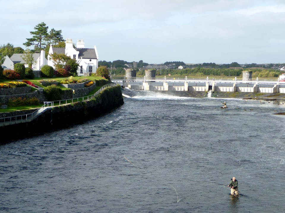 View on the walk to a well-known church in Galway.