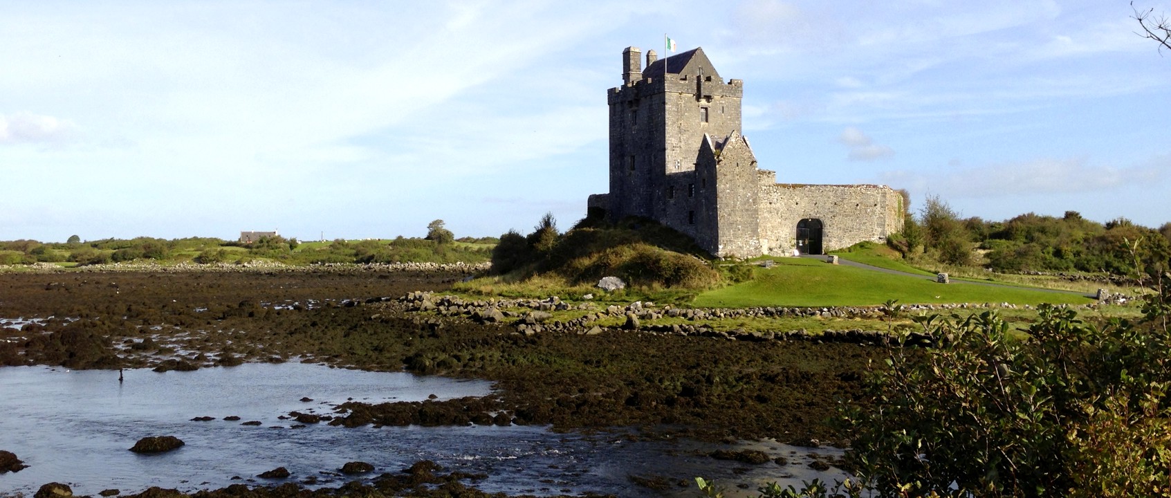 Castles on the drive to Cliffs of Moher