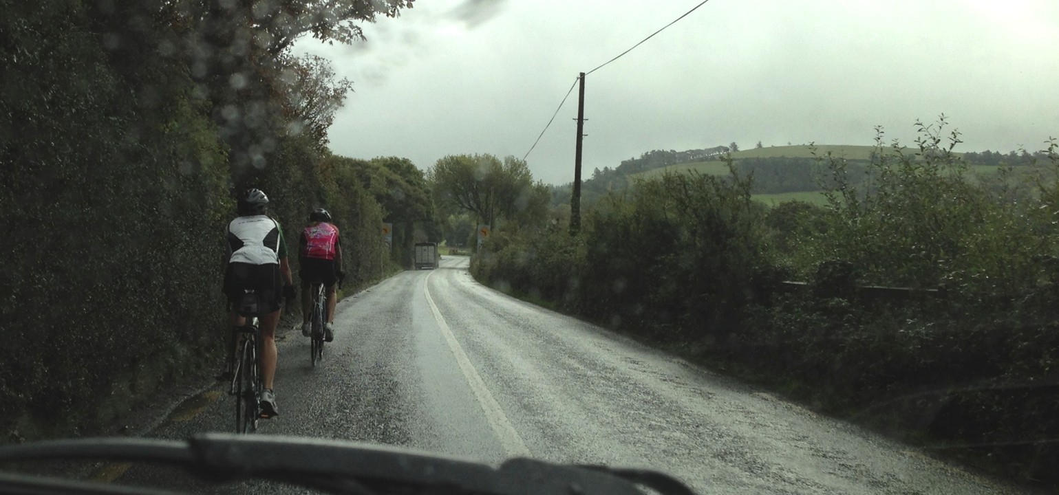 Narrow roads not too safe for bikers