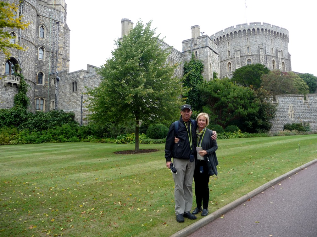 Sunday we took a train out to Windsor Castle