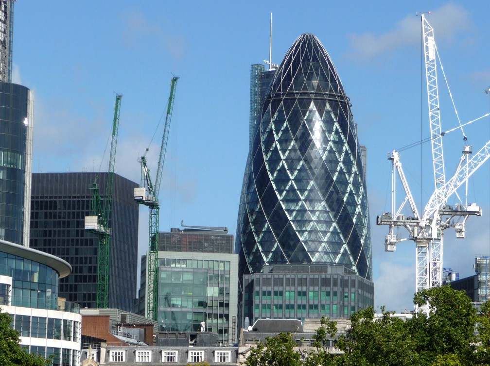 The Gherkin Egg from the river.