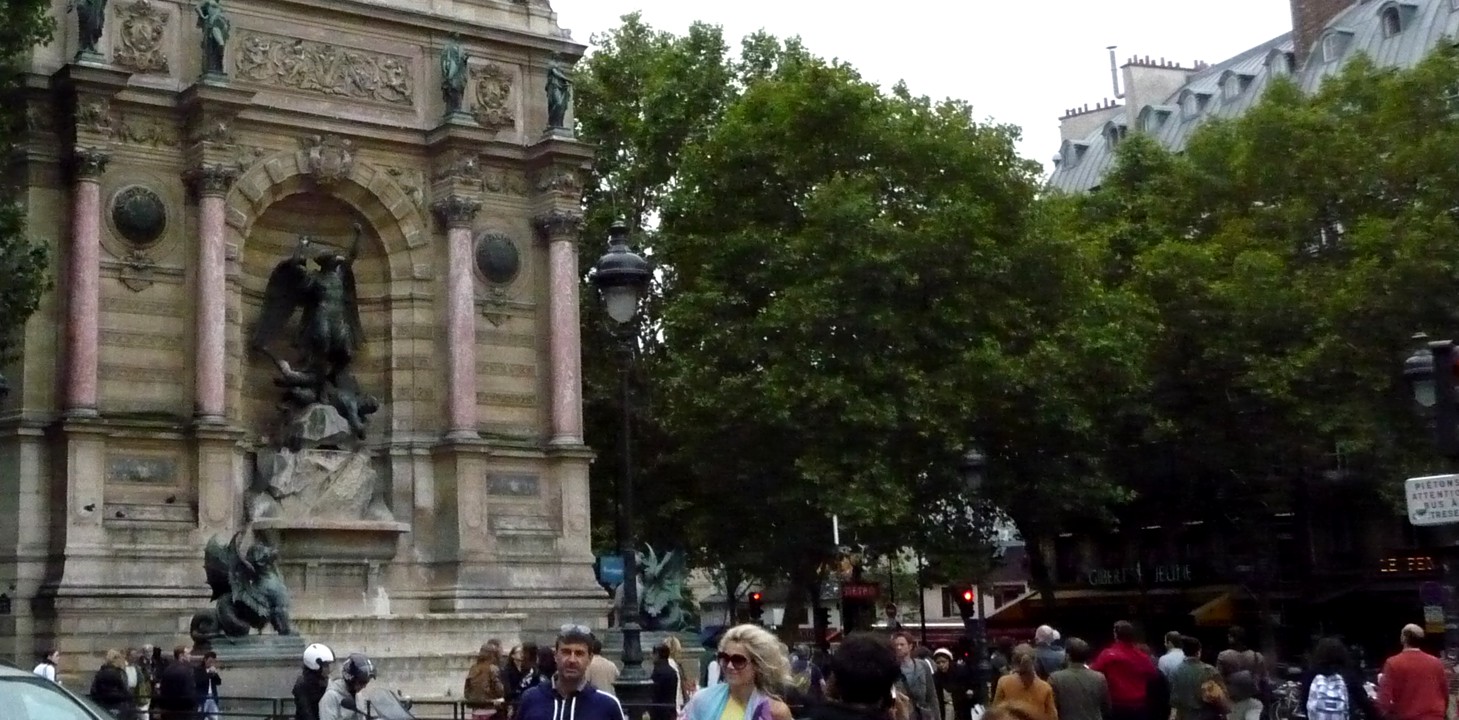 Fontaine Saint-Michel, 1856