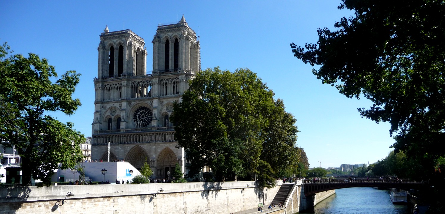 Notre Dame de Paris (Our Lady of Paris) built from 1163 to 1345.