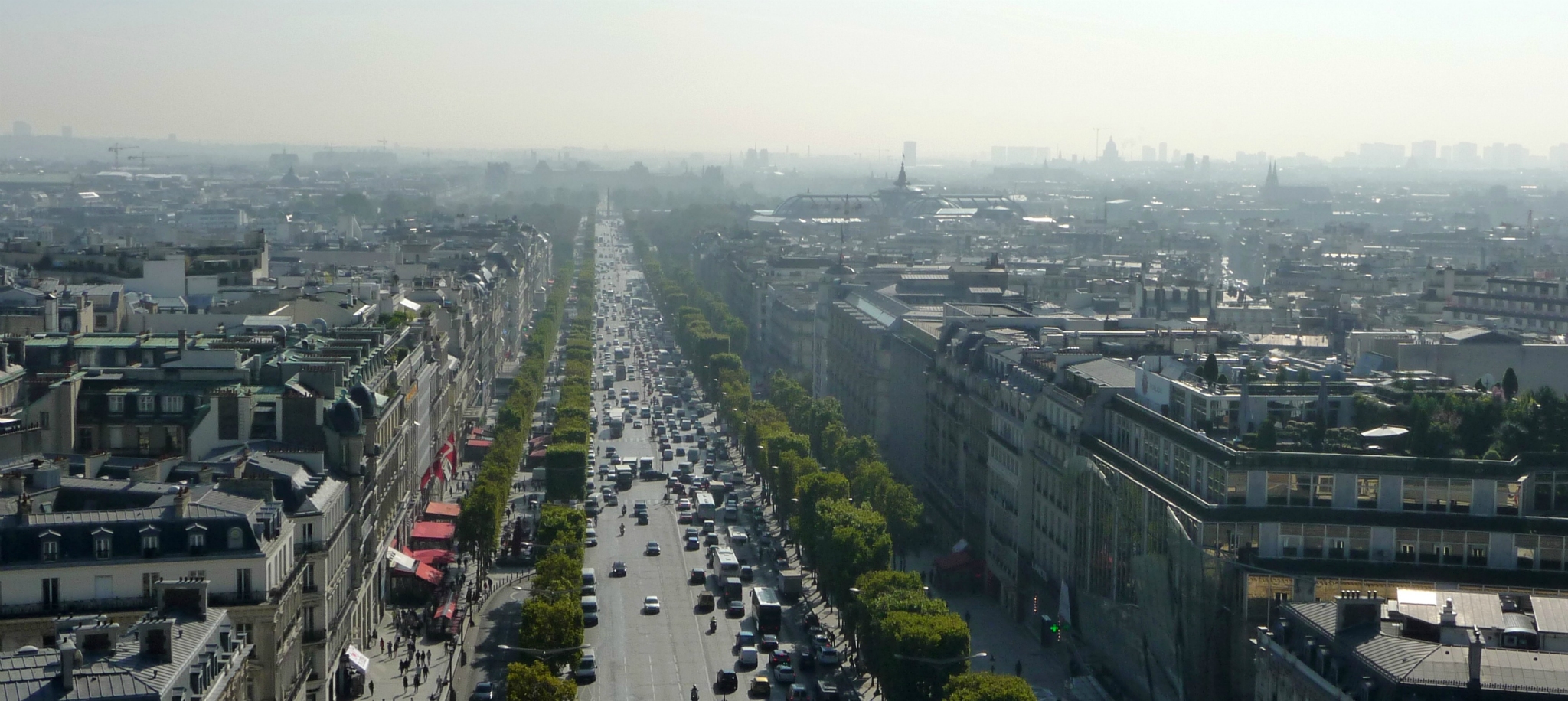 The most famous of which is the Champs-Élysées, which we walked.