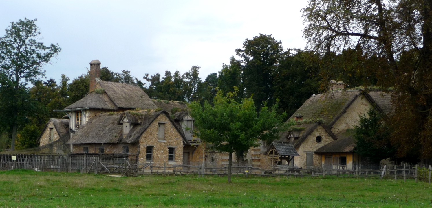 Marie Antoinette built her own working Hamlet, complete with 12 cottages