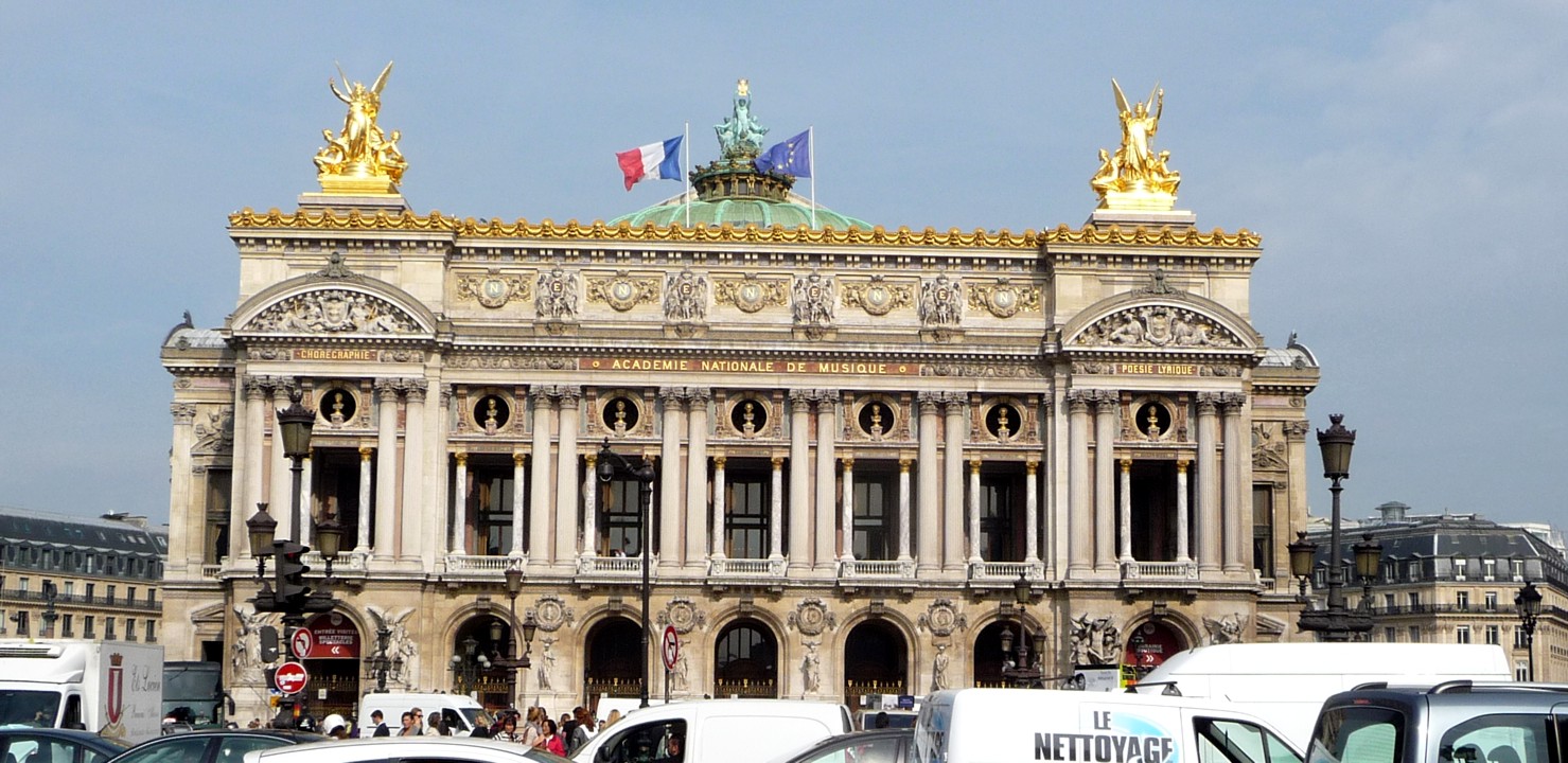 Paris Opera house, the setting for 1910 novel 'The Phantom of the Opera'