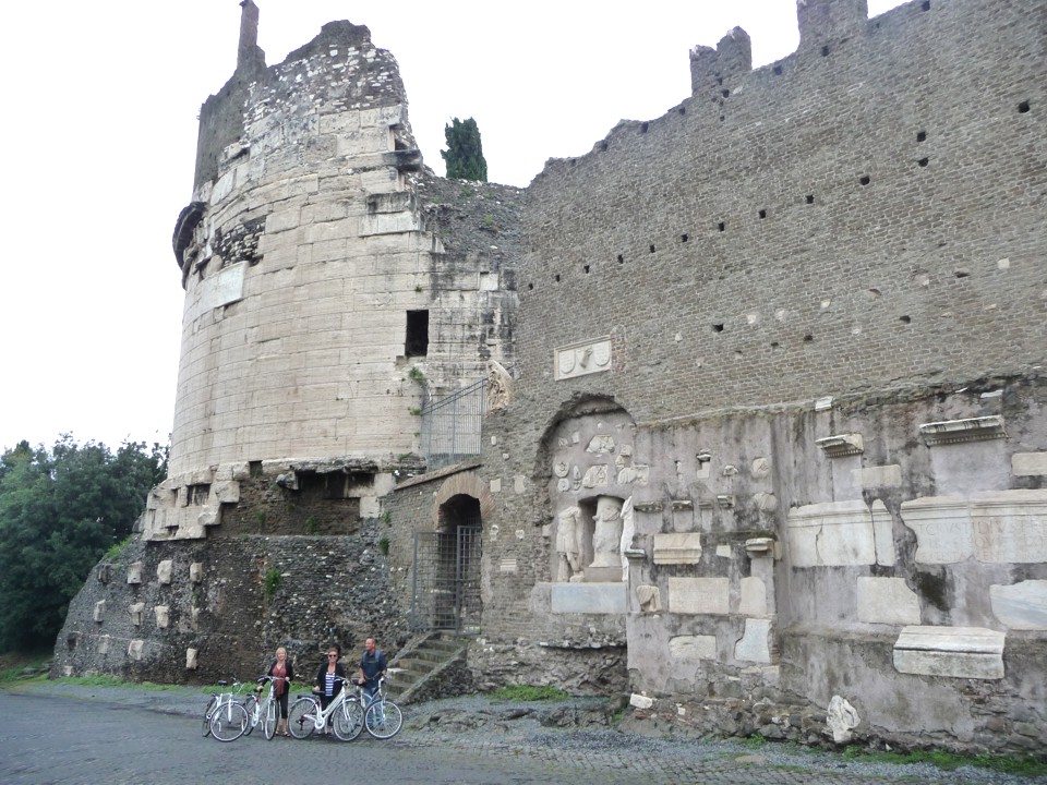 The Tomb of Cecilia Metella, erected about 50 B.C.