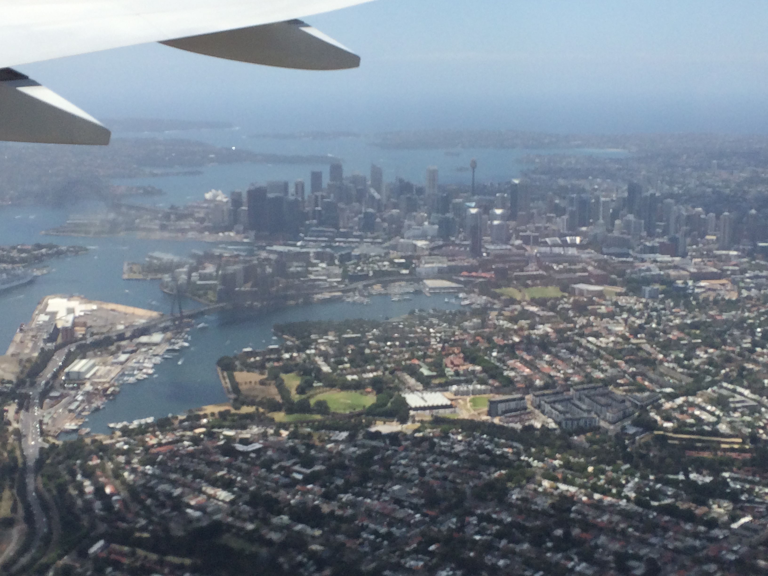 Sydney from the air. G'day mates!