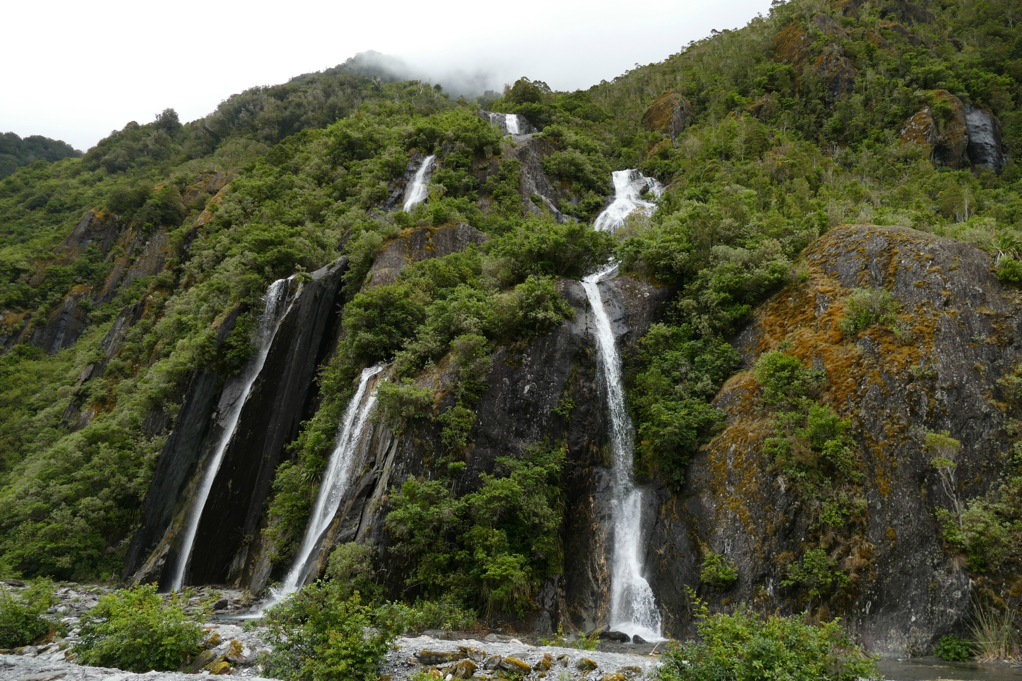 Hiking into Franz Joseph glacier