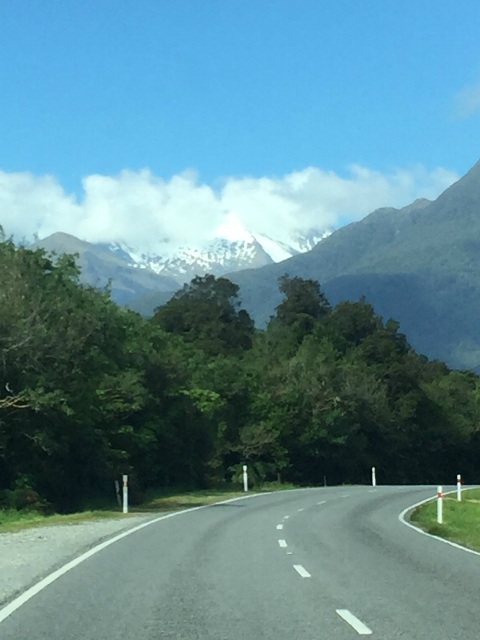 Southern alps at Haast Pass