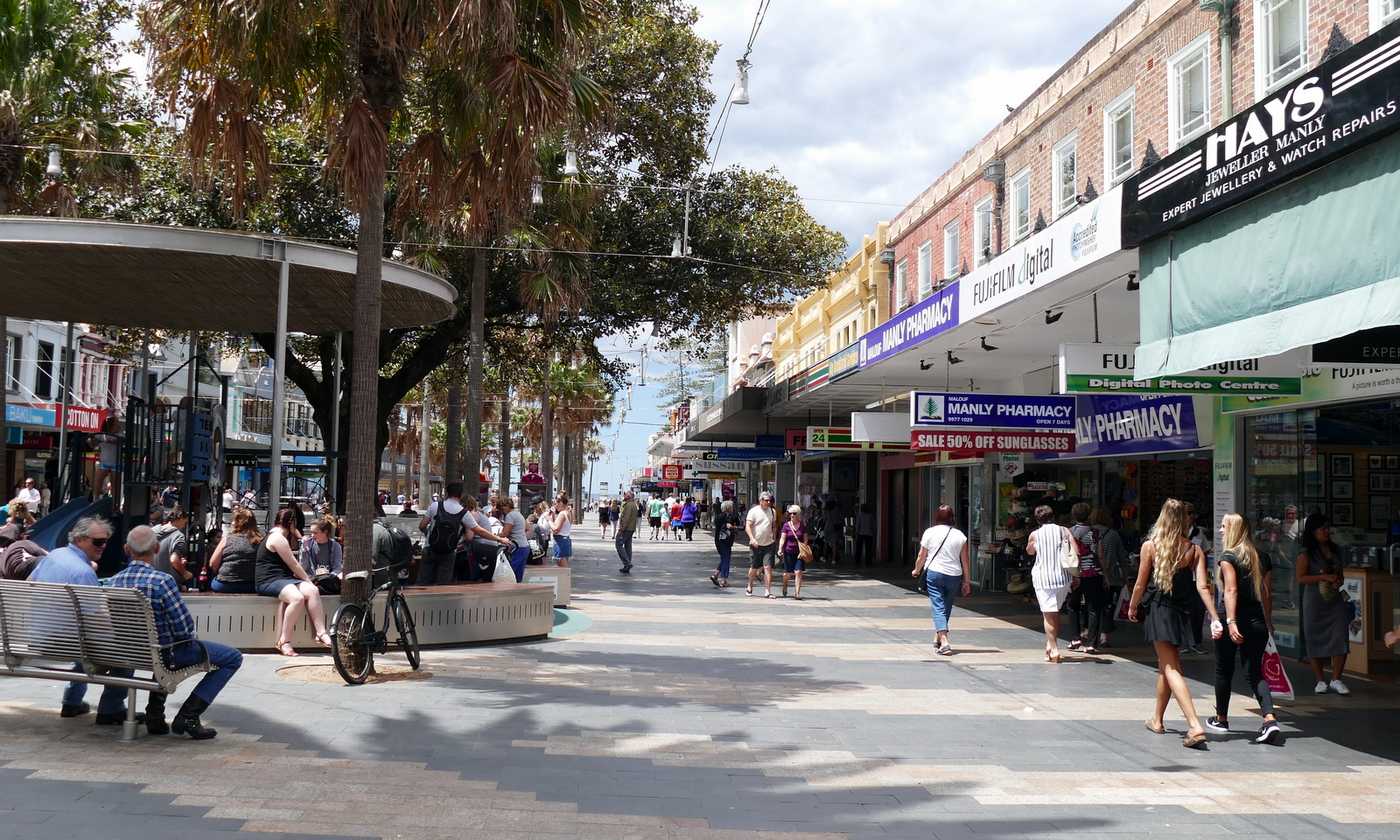 The Corso at Manly beach