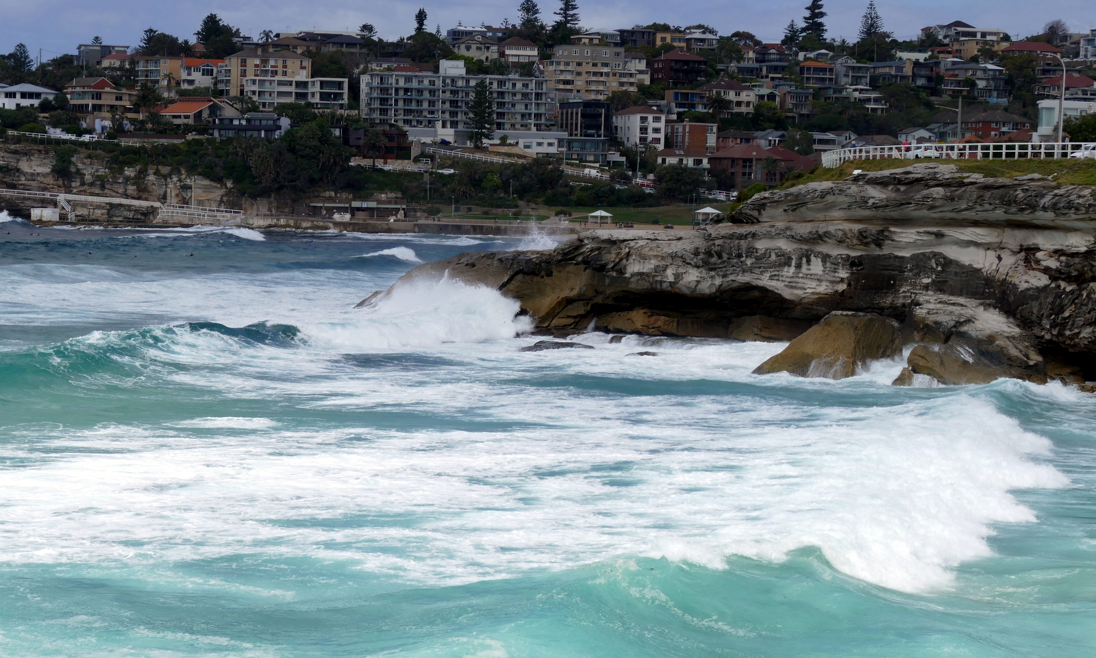 The sea was angry that day.