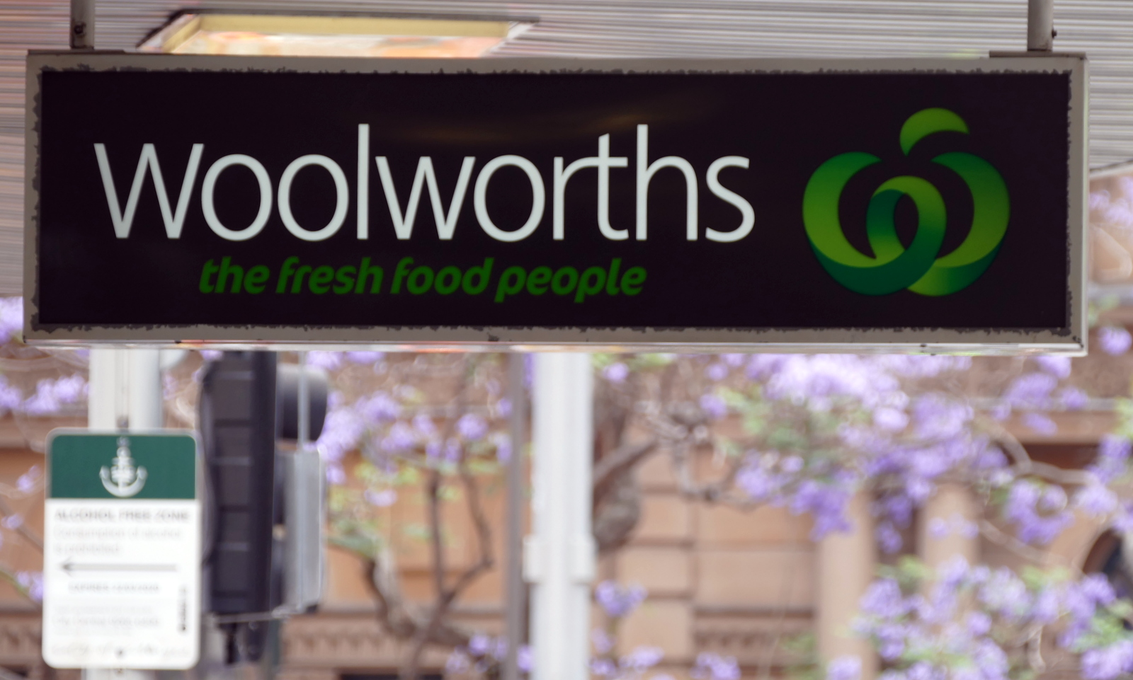 'Woolies' is the grocery store of choice.