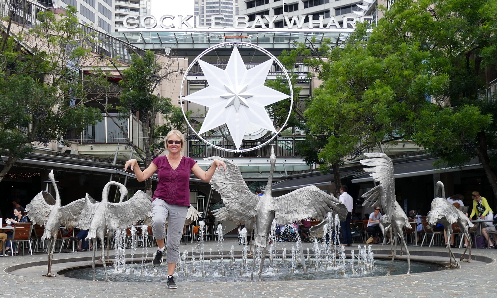 On Saturday we visited Darling Harbour, which features...