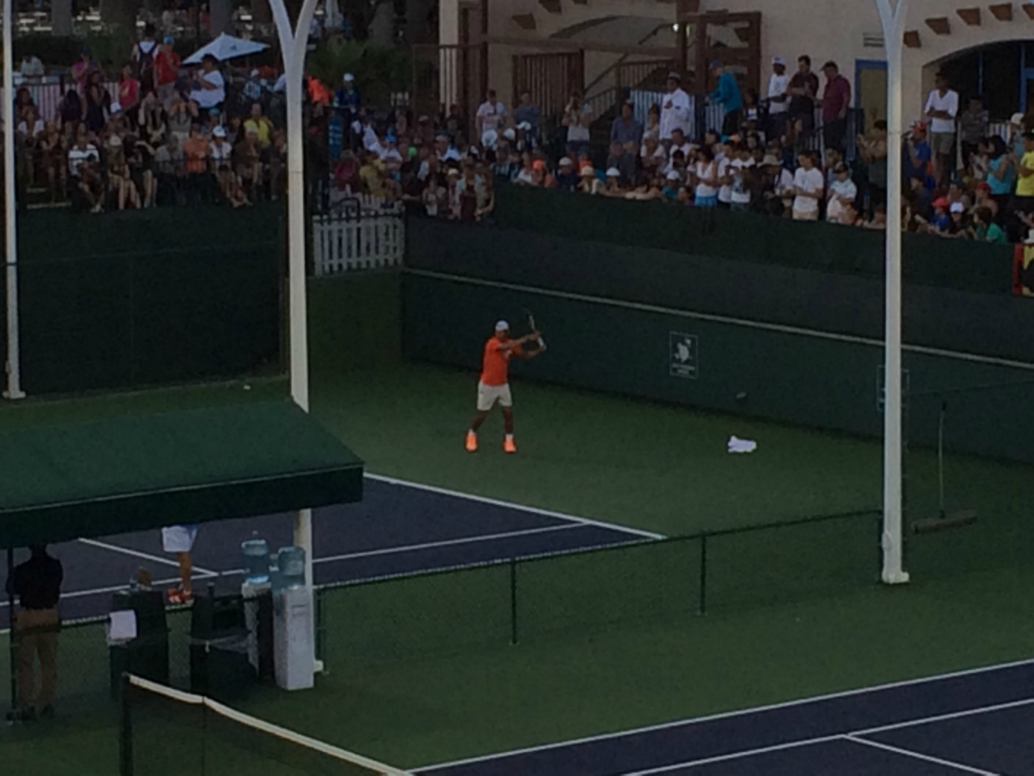 Rafa on a practice court