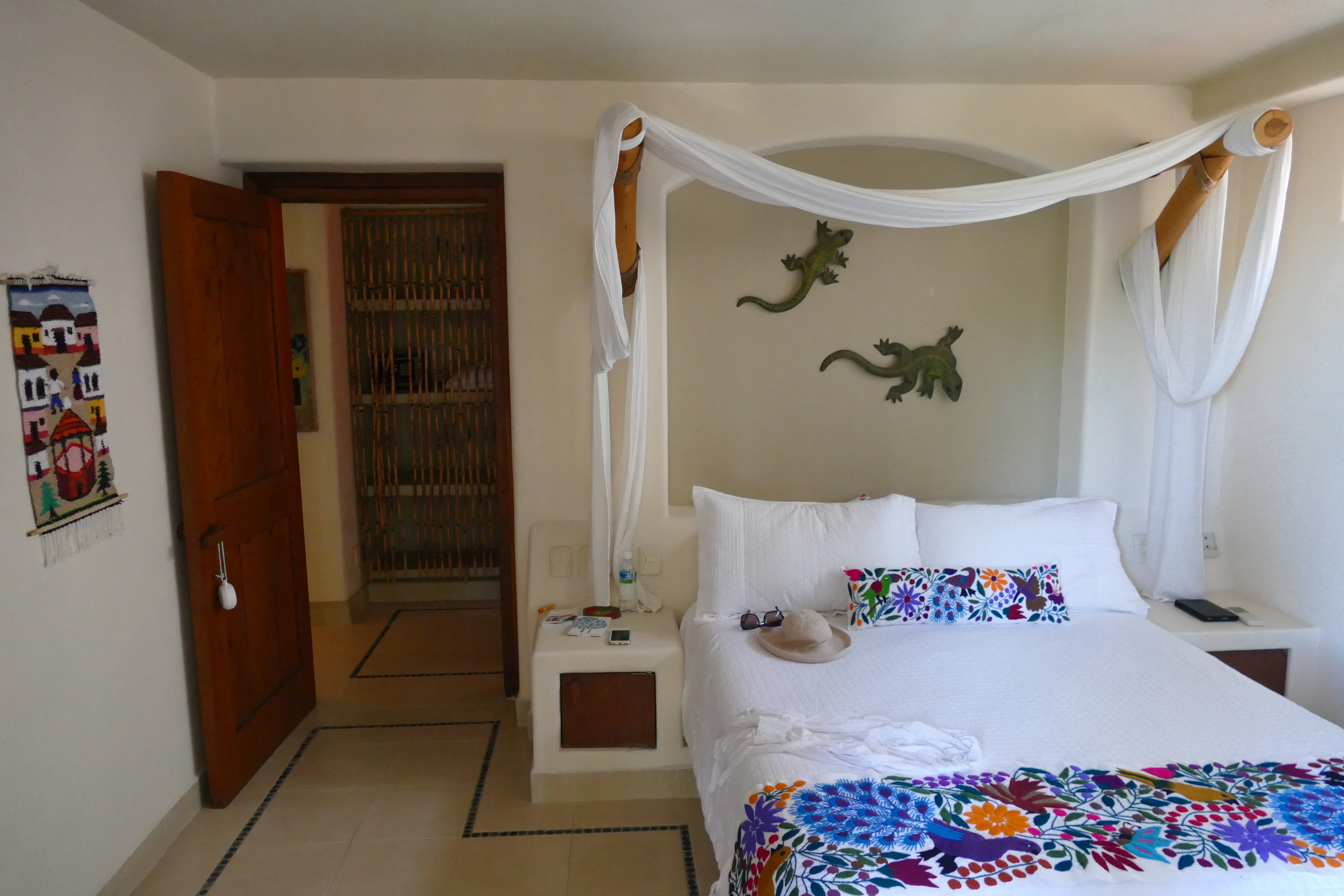 Our bedroom fairly near the pool.